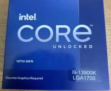 Replacement i9-13900K Box Label