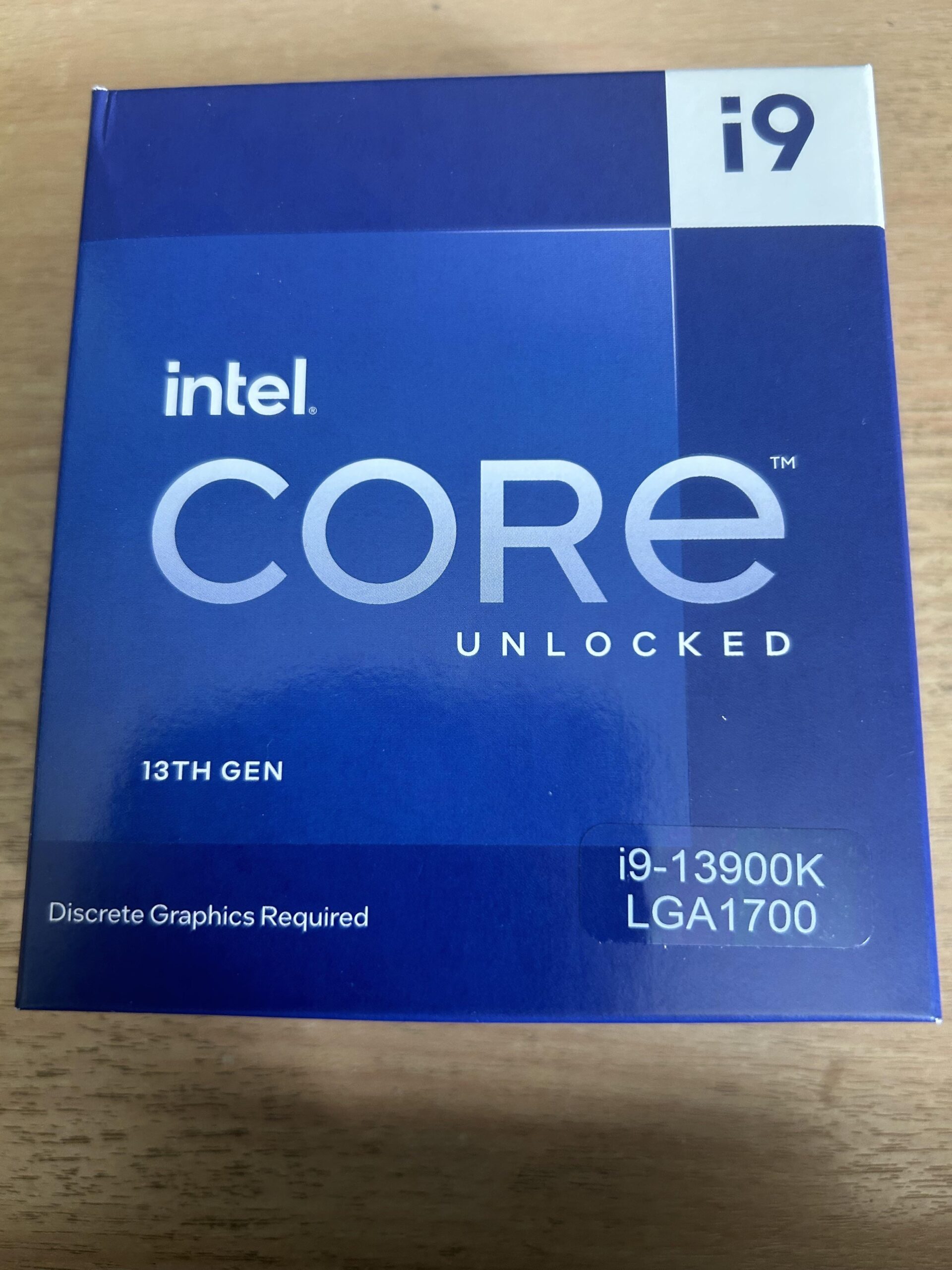 Replacement i9-13900K Box Label Replacement i9-13900K Box Label