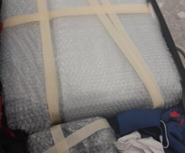 UPDATE: Packing compiter im bag for flight.