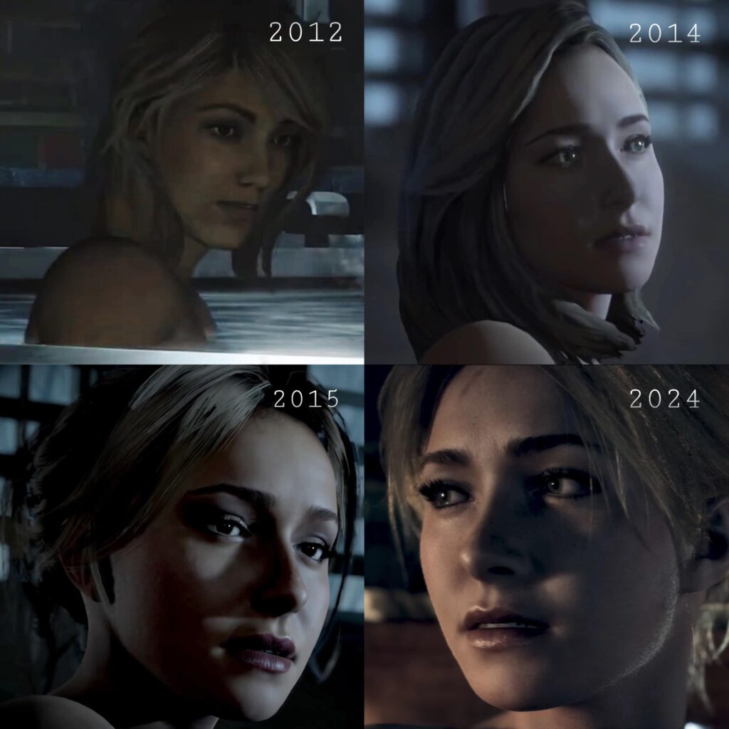 Until Dawn throughout the years