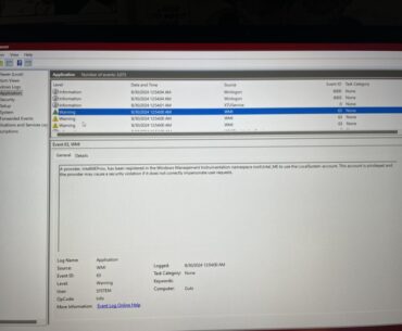 What does this error mean?