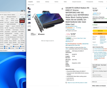 Snagged a brand new 6900xt for $380 with 1 day shipping. Somehow wasn't a scam.