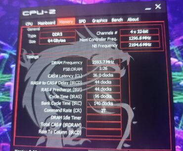 Is there a reason CPUid shows 2500 mhz when I've overclocked my ram to 5200?