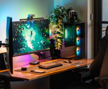 New work/gaming set-up 2 years in the making