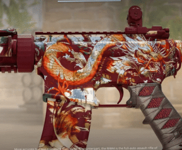 M4A4 | Dammakara workshop skin https://steamcommunity.com/sharedfiles/filedetails/?id=3302403333