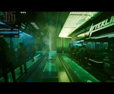 Cyberpunk 2077 Path Tracing overclocking 7900XTX @ 464W + 7950X @ 170W