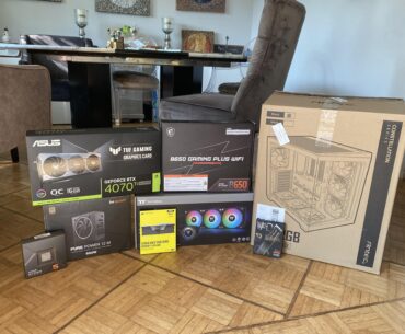 I just got all the parts for my first pc