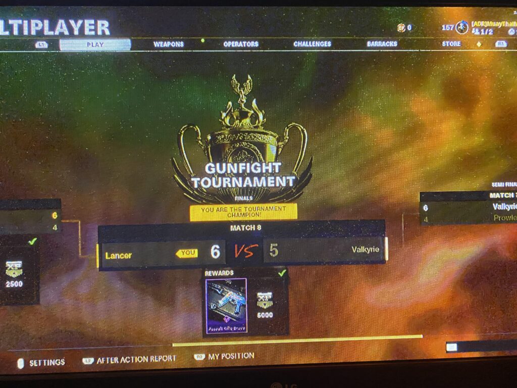 Cod Bo Cold War help!!!! I just won gunfight tournament… and won the gun but don’t know how to equip it… can anyone help please??