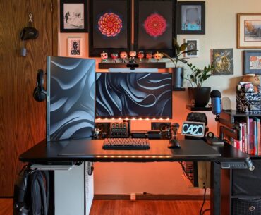 Where I spend most of my time working and gaming