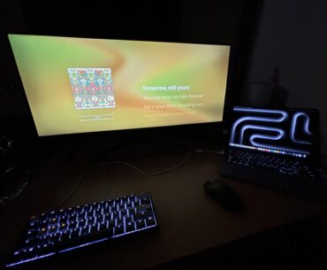 Budget setup for a college dorm.