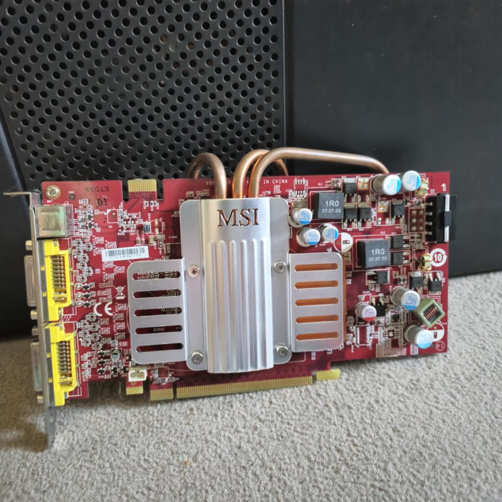 Found this beautiful GPU inside an old PC