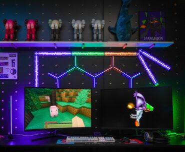 Boyfriend uniquely arranged my new Evangelion lights in this silly pattern, anyone can relate?