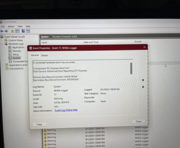 Posted this before but it only seems to get worse after resetting undervolting and overlocking