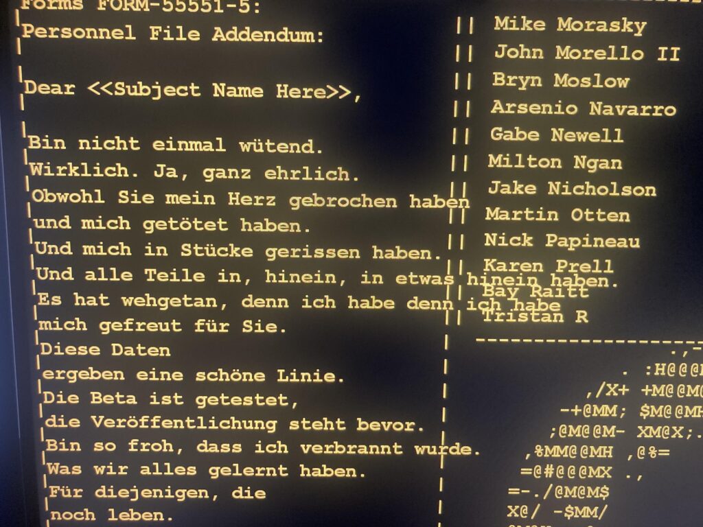 I love the German language