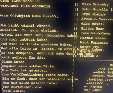 I love the German language