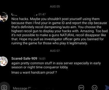 you know what they say, h4ck accusations is the highest compliment in an fps game 😂