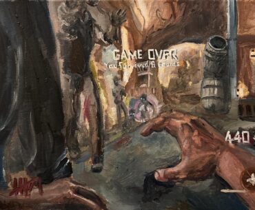 I painted a death screen