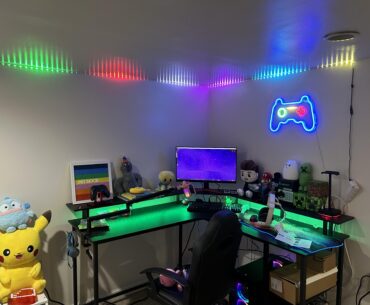 Finishing up my son’s new Gamer basement
