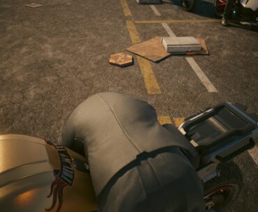 I guess V sits on Hellman like a cushion the whole way to the motel.