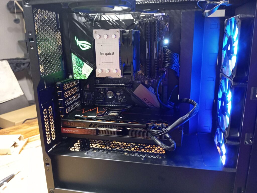 My Friend Just sent me this picture and said that he built himself a new pc