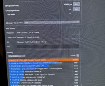 My launch day 13900k, pretty good for an AIO