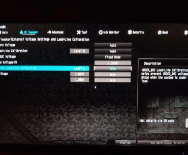 PSA:If you are using Asrock B450 Steel Legend like me, your soc Voltage might not be 1.1 yet if you didn't set it in "External Voltage Settings"