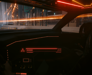 Drove through the Barghest security checkpoint into DT with bullet holes in my windscreen and a dead netrunner agent in the passenger seat. What are they even scanning for?