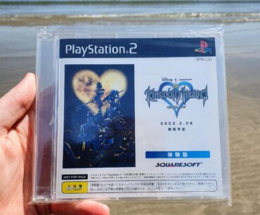 Here's an item I'm extremely proud to own, a sealed "Premium Showcase" demo version of Kingdom Hearts 1.