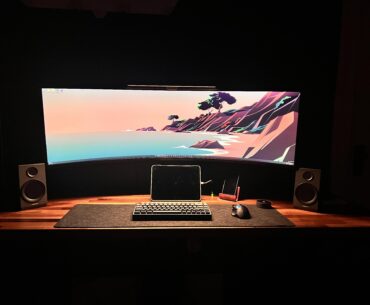 Highly recommend a monitor light bar!