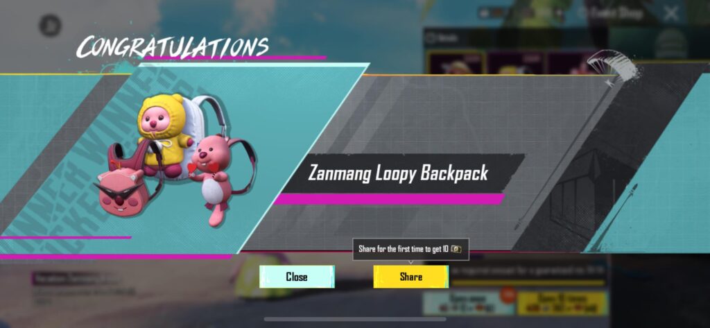 One of the cutest backpacks PUBG has released ever 🥳🥹