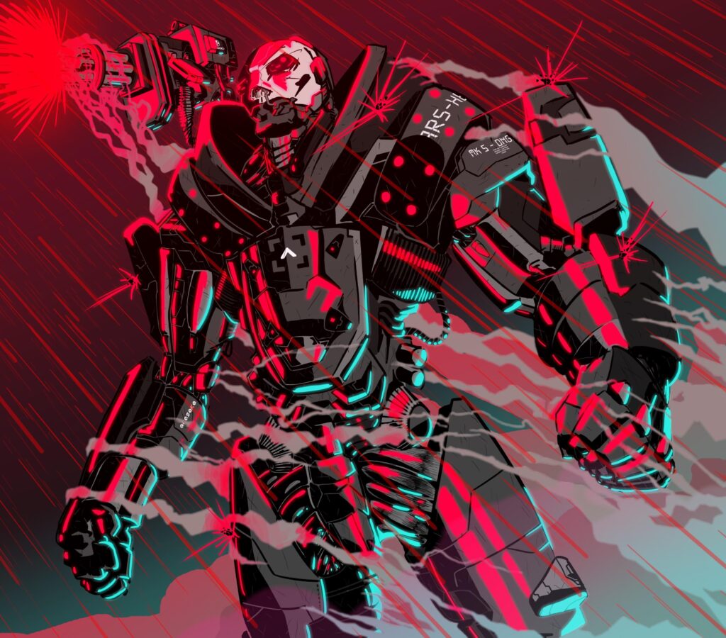 THE LEGEND OF THE RED (art made by me)