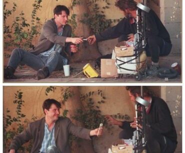 Back in 1997 some paparazzi came across Keanu Reeves spending some time with a homeless man. This is why people were so hyped to see him in CP2077. Because he’s such a cool guy.