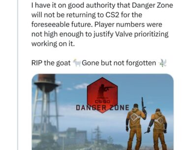 Hopefully it's not true, DZ was so refreshing after you got tried of competitive nature of the game . It was the best casual mode in CSGO.