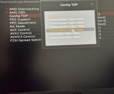 Ryzen 7 7800x3d at 170 watt