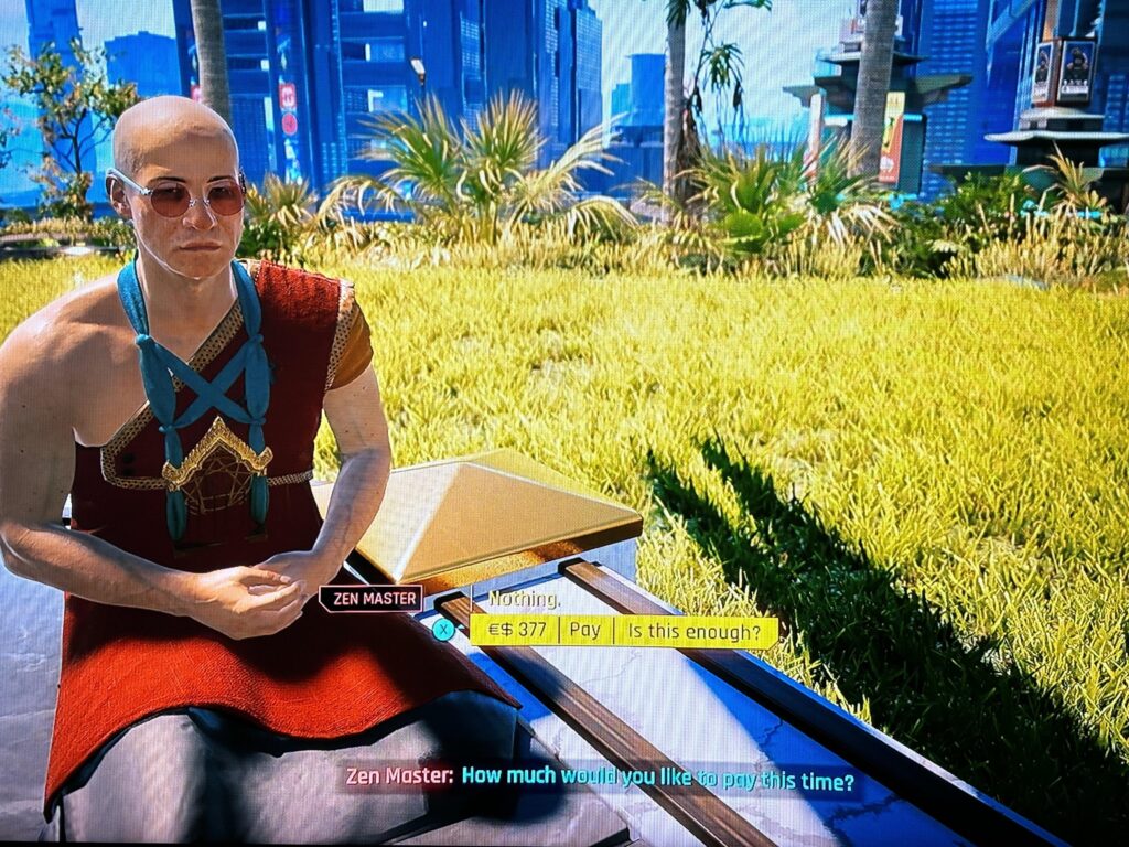 Am I a gonk for always paying the monk?