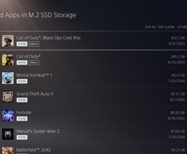 Is there any reason why my Cold War is 453 GB?