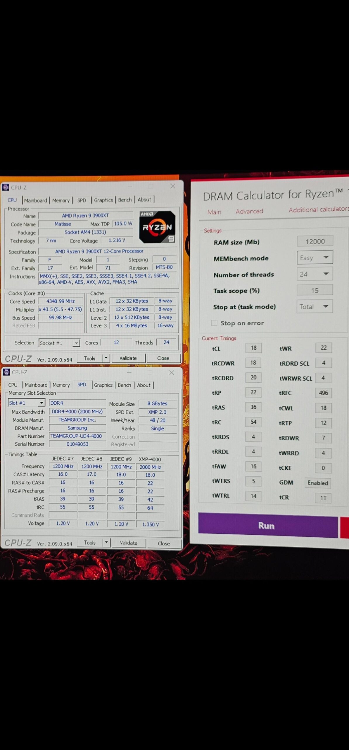Suggestions on ram timings Currently set ? Suggestions on ram timings Currently set ?