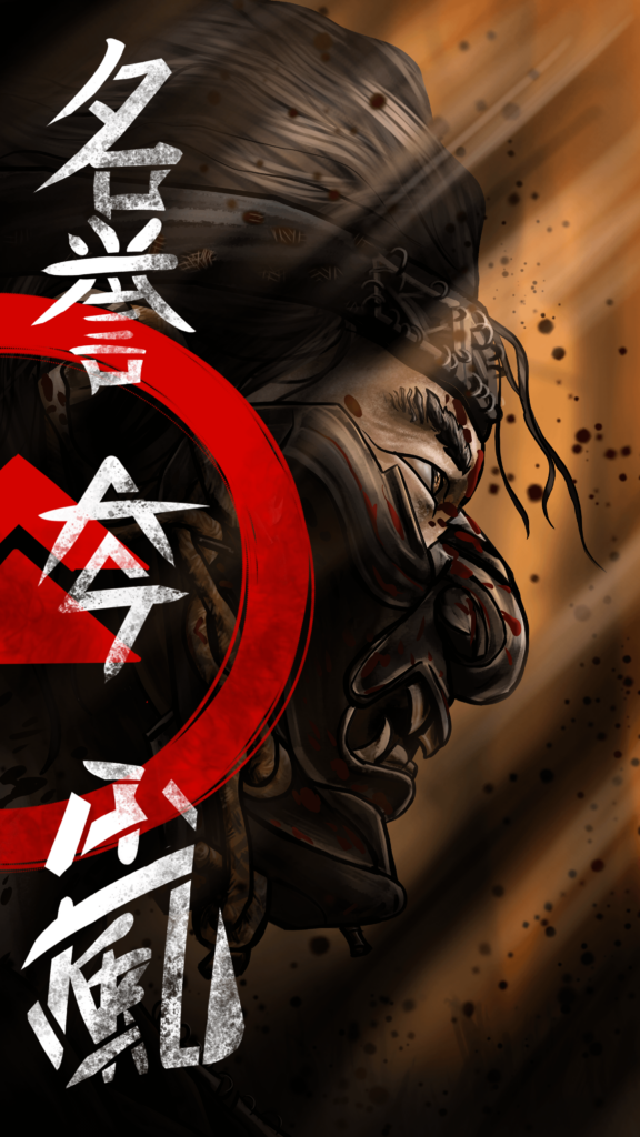 [Falling Honour, Rising Storm] Ghost of Tsushima Fan-Art by yours truly >:D (Made in Krita)