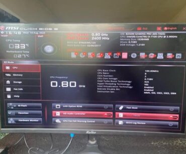 Hi! (Sorry if i make any writing mistake) my computer is running really slow and now i’ve found that the CPU is running in 0.80GHz and i think that could be the problem but, i dont know how to fix it