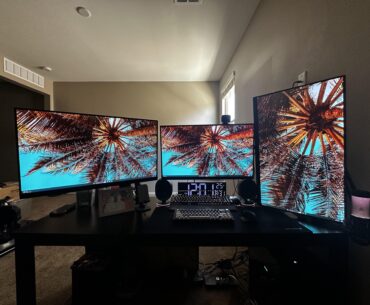 My setup thus far, just moved!