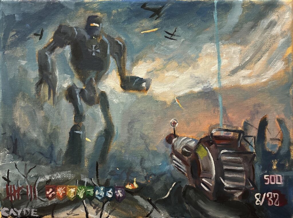 I made an oil painting of Origins