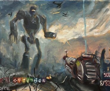 I made an oil painting of Origins