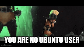 linux conversations be like: