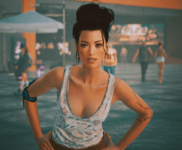 Such a beautiful NPC, had to take a photo of her.