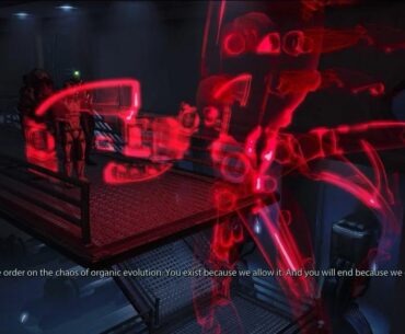 The Sovereign's introduction in Mass Effect and this line delivery still me give the chills