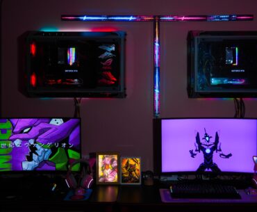 Lights up evangelion unit 01 battlestations(Me and wife both hyped)