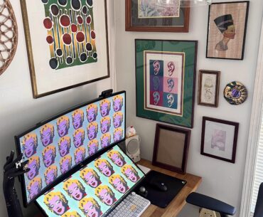 My eclectic comfort corner