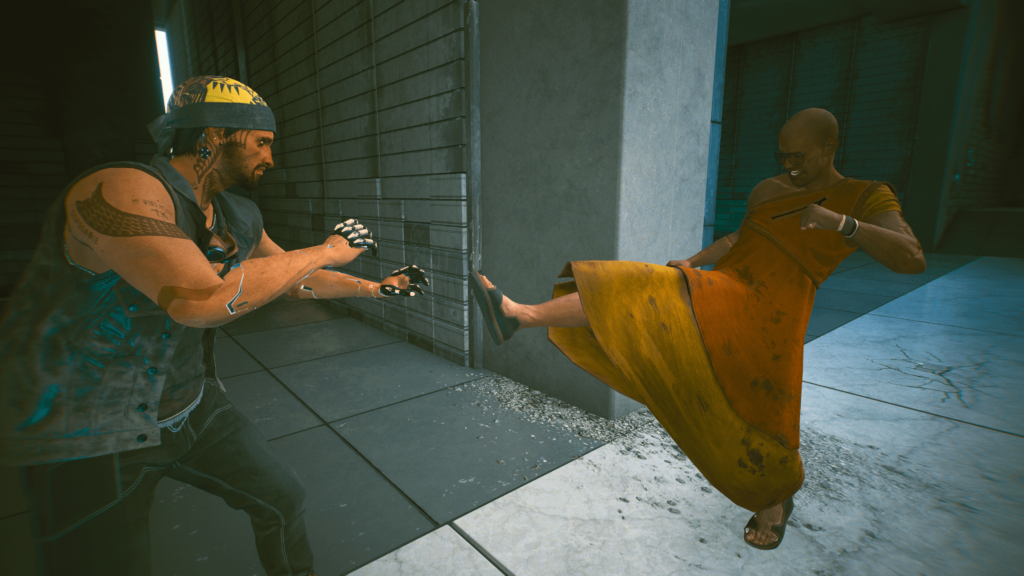 I accidentally bumped into a monk and he was very unhappy about it. So much for that oath of pacifism.