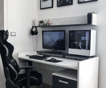black & white setup