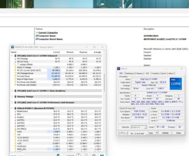 Please help me find out what the voltage vcore value of my cpu is?
